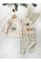 100% Cotton 0-3 Months Newborn Baby Hospital Release Set of 3 - 2