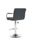 Bar stools, 2 pcs., gray, eco- Leather - 3