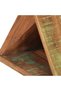 Side table, 35x35x55 cm, solid recycled wood - 6