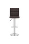 Bar stool, brown, eco- Leather - 3