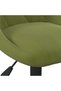 Bar stool, light green, Velvet - 5