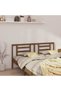 Bedside table, honey brown, 186x4x100 cm, solid pine wood - 4