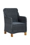 Garden table set, 3 pieces, dark grey - 7