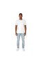 Men's O-Neck T-Shirt Agaın White - 5