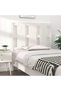 Bedside table, white, 95.5x4x100 cm, solid pine wood