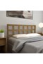 Bedside table, honey brown, 156x4x100 cm, solid pine wood