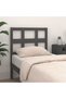 Bedside table, gray, 95.5x4x100 cm, solid pine wood - 3