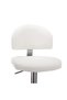 Bar stools, 2 pcs., white, eco- Leather - 6