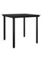 Garden table set, 5 pieces, black - 5