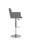 Bar stools, 2 pcs., gray, eco- Leather - 4