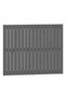 Wall-mounted headboard, gray, 108x3x90 cm, solid pine wood - 2