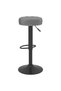 Bar stools, 2 pcs., dark grey, Velvet - 6