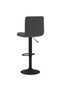 Bar stool, black, Velvet - 5
