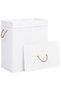 Bamboo laundry basket, white, 83 L - 3