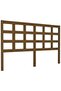 Bedside table, honey brown, 156x4x100 cm, solid pine wood - 2