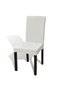 Huse de scaun elastice drepte, 6 buc., crem