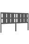 Bedside table, gray, 165.5x4x100 cm, solid pine wood - 2