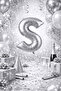 Silver "S" Letter Foil Balloon – 100 cm