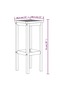 Bar stools, 4 pcs., solid acacia wood - 4