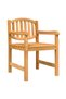 Garden table set, solid teak wood, 5 pieces - 4