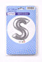 Silver "S" Letter Foil Balloon – 100 cm - 2