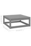 Garden stool with Pillow, gray, solid pine wood - 7