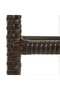 Bar stools with cushions, 3 pcs., brown, polyrattan - 7