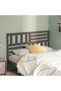 Bedside table, gray, 141x4x100 cm, solid pine wood