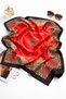 Women's Bandana Scarf 50X50 Square Scarf Rayon Italian Stitched Neck Scarf Hair Bandana - 2