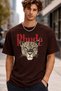 Rhude Leopard Print Unisex Oversized T-Shirt – Pack of Cotton Crew Neck Casual Streetwear T-Shirts