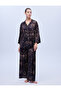Bjm - 1616 Shirt Pants Pajama Set Silk Satin - 5