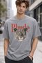 Rhude Leopard Print Unisex Oversized T-Shirt – Pack of Cotton Crew Neck Casual Streetwear T-Shirts