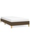 Bed frame, dark brown, 90x190 cm, textile - 2