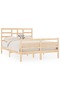 Bed frame, 140x190 cm, solid wood - 2