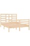 Bed frame, 140x190 cm, solid wood - 3