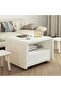 ElevaHome Extendable Coffee Table to Dining Table with Large Storage and Drawer, Foldable Multi-Func