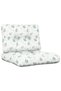Pallet sofa cushions, 2 pcs., leaf Patterned Woven - 2