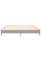 Box spring bed frame, light grey, 180x200 cm, textile - 4