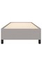 Bed frame, light grey, 90x190 cm, textile - 4
