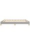Box spring bed frame, light grey, 180x200 cm, textile - 5