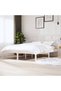 Super King 6FT bed frame, white, 180x200 cm, solid wood