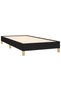 Bed frame, black, 100 x 200 cm, textile - 3