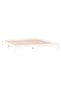 Bed frame with LED, white, 140x200 cm, solid wood - 6