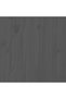 Bed frame, gray, 200x200 cm, solid pine wood - 4