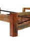 Bed frame, 180 x 200 cm, solid recycled wood - 6