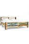 Bed frame, 180 x 200 cm, solid recycled wood