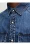Men's Blue1 Jjewestern Jjshirt at 187 Noos Jean Shirt 12289219-Blued-Mid - 6