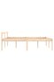 Double bed frame 4FT6, 135x190 cm, solid pine wood - 5