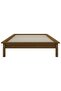 Bed frame, honey brown, 90x200 cm, solid pine wood - 5