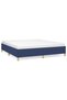 Box spring bed frame, blue, 180x200 cm, textile - 2